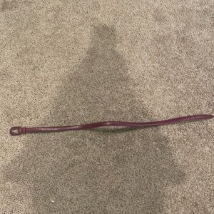 I’m selling a maroon belt.